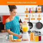 4x MYMANJERFU steklenice iz borosilikatnega stekla 500ml - slika 5