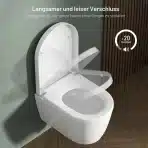 Rainsworth WC Deska D-oblike s Počasnim Zapiranjem - slika 4