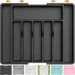 LIFEWIT Razširljiv organizator jedilnega pribora 33–56,9×38,1×5,1cm