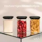 3x KIVY steklene posode za shranjevanje s pokrovom 1200 ml - slika 4
