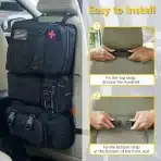 BXBXHD MOLLE organizator za hrbtišče sedeža - slika 2