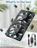 2x WATHAI USB ventilator za hlajenje naprav 140mm 5V - slika 5