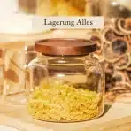 LABINA 2-delni set steklenih kozarcev za shranjevanje s pokrovom 1400ml - slika 4