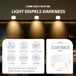 4x YindaLux LED stropni reflektor GX53 7 W 800 lm 3000 K - slika 2