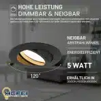 10x HCFEI LED vgradni reflektorji 5W - slika 5