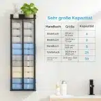WEGXY stenski nosilec za brisače s policama - slika 2