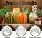 RUIKCOLL 4-delni set steklene uteži za fermentacijo 7cm - slika 2
