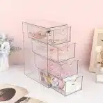 SUMTREE akrilni organizator s 4 predali 25×17×10cm - slika 3