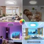 OPPEARL LED stropna svetilka RGB 24W z daljinskim upravljanjem - slika 2