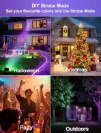 2x HEKEE zunanji LED RGB reflektor 50W z daljincem - slika 4