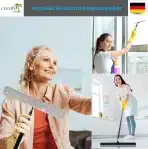 Cocofy teleskopski brisalec za tuš 43–153 cm, črn - slika 4