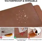 6x APLKER Podloge za mizo iz umetnega usnja 43×30cm - slika 2