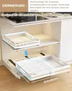 2x UMDONX izvlečni organizator za kuhinjske omarice - slika 2