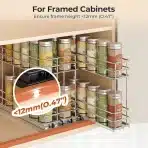 3x ORIMADE izvlečni organizator za začimbe - slika 4