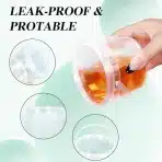 12x UMETASS plastične posode s pokrovi 750ml - slika 4