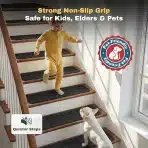 15-delni set MBIGM protizdrsne tekstilne podloge za stopnice - slika 5