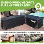 ENZENO zaščitna prevleka za vrtno kotno garnituro 215×215×87cm - slika 5