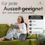 Alphocus ergonomska hrbtna blazina z blazinico iz češnjevih koščic - slika 3