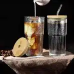 2x JOEYAN steklena kozarca s slamico 720ml - slika 3
