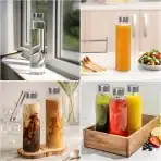 6x WINTER SHORE steklenice s pokrovom 500ml - slika 4
