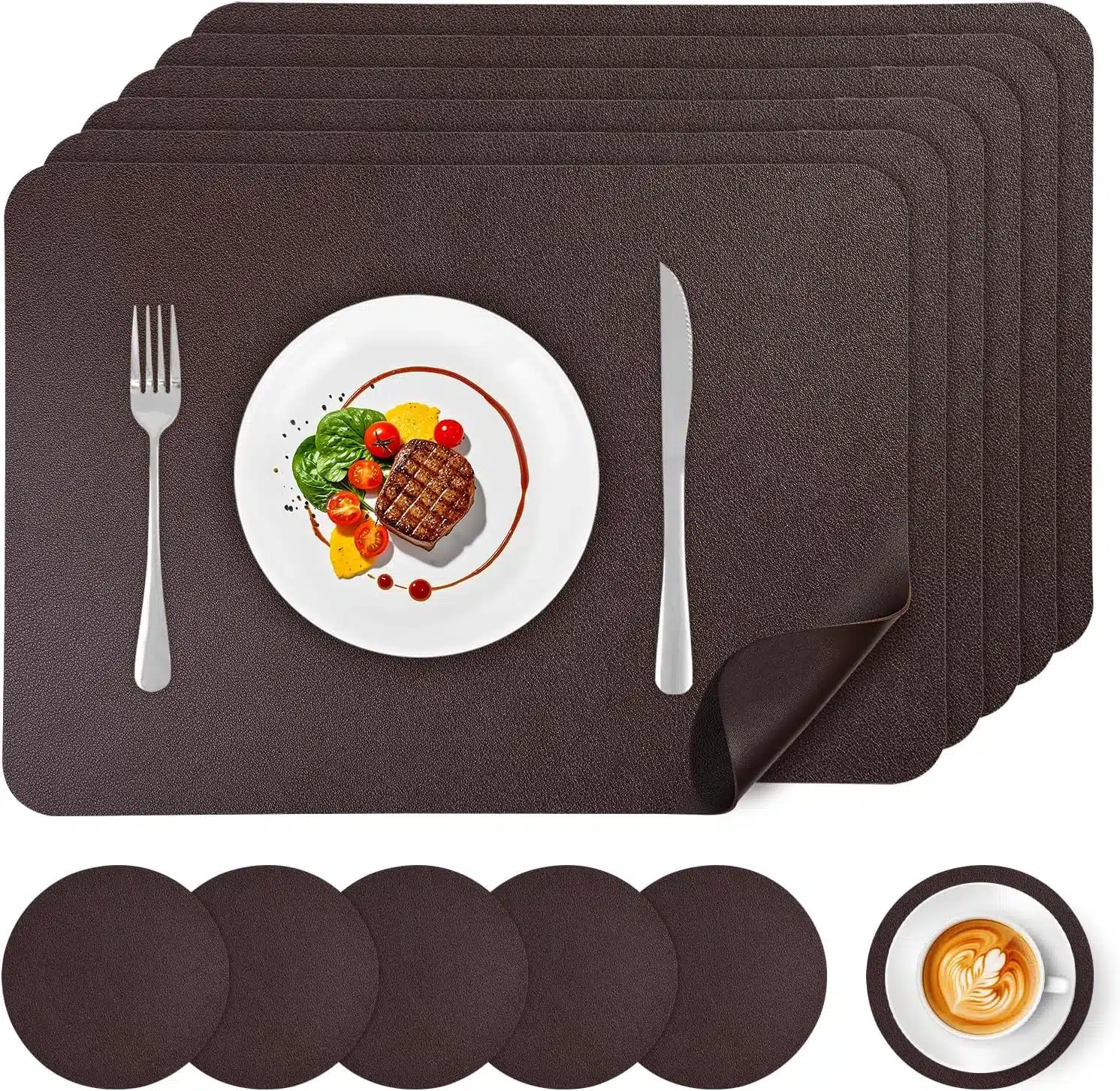 91GC0TSPjSL._AC_SL1500 6x APLKER podloga za jedilno mizo iz umetnega usnja 43x30cm - slika 1