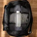 KIVY Tritan steklenica za vodo 650 ml belo-zlata - slika 2