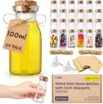 24x VOLILA mini stekleničke s plutastim pokrovom 100ml - slika 2