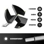 FORSTNER sveder za les 75mm s šestrobim vpetjem - slika 3