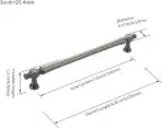 10x FURNIWARE pohištveni ročaji 22,5 cm - slika 3
