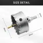 Aohhy TCT Kronski Sveder za Kovino 68 mm - slika 3