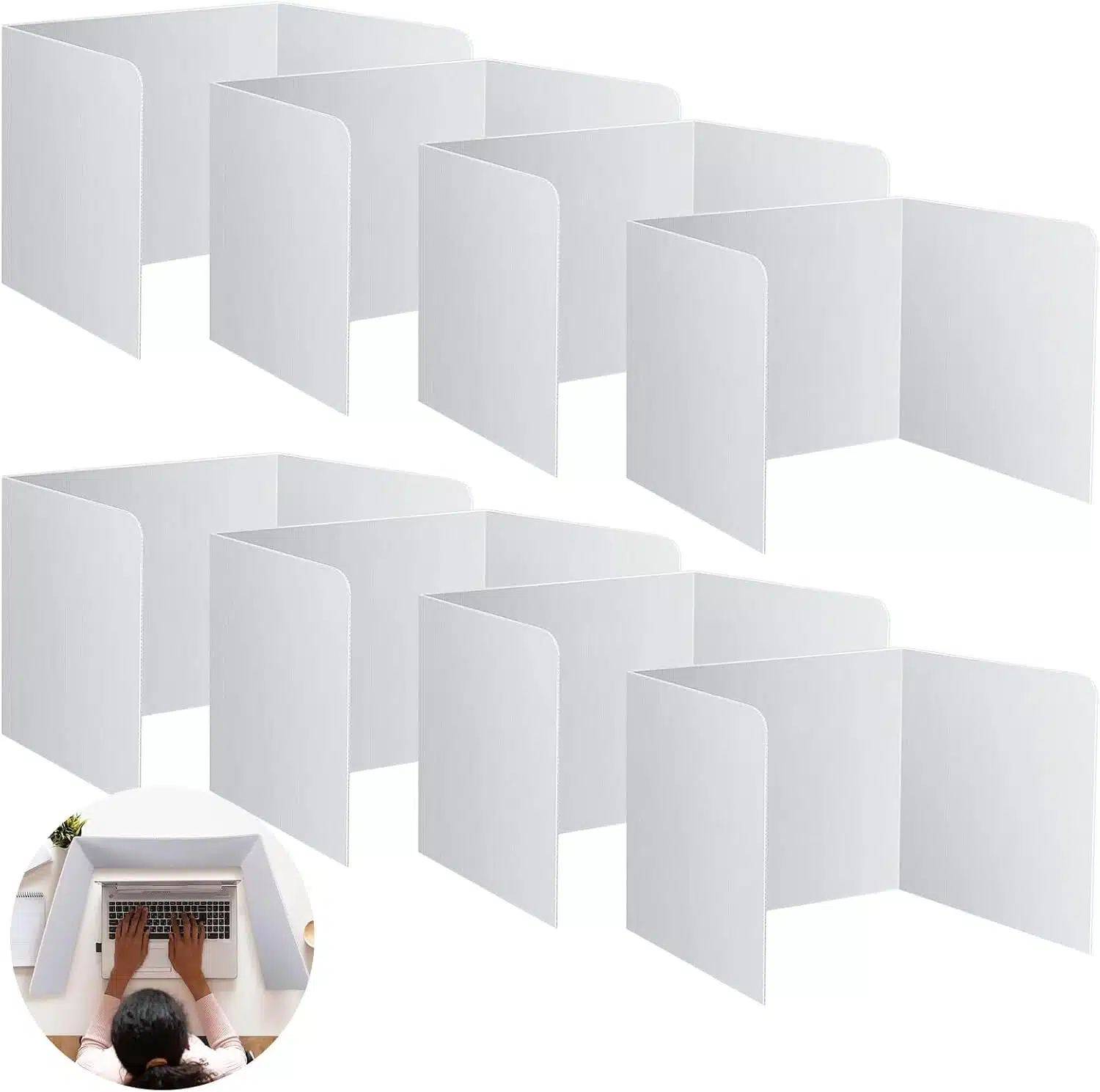 61Wc3rih7BL._AC_SL1500 8x DAZZTIME zloÅūljive namizne pregrade za zasebnost - slika 1