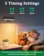 2x Toowell Brezžična LED Stenska Svetilka 5000 mAh - slika 2