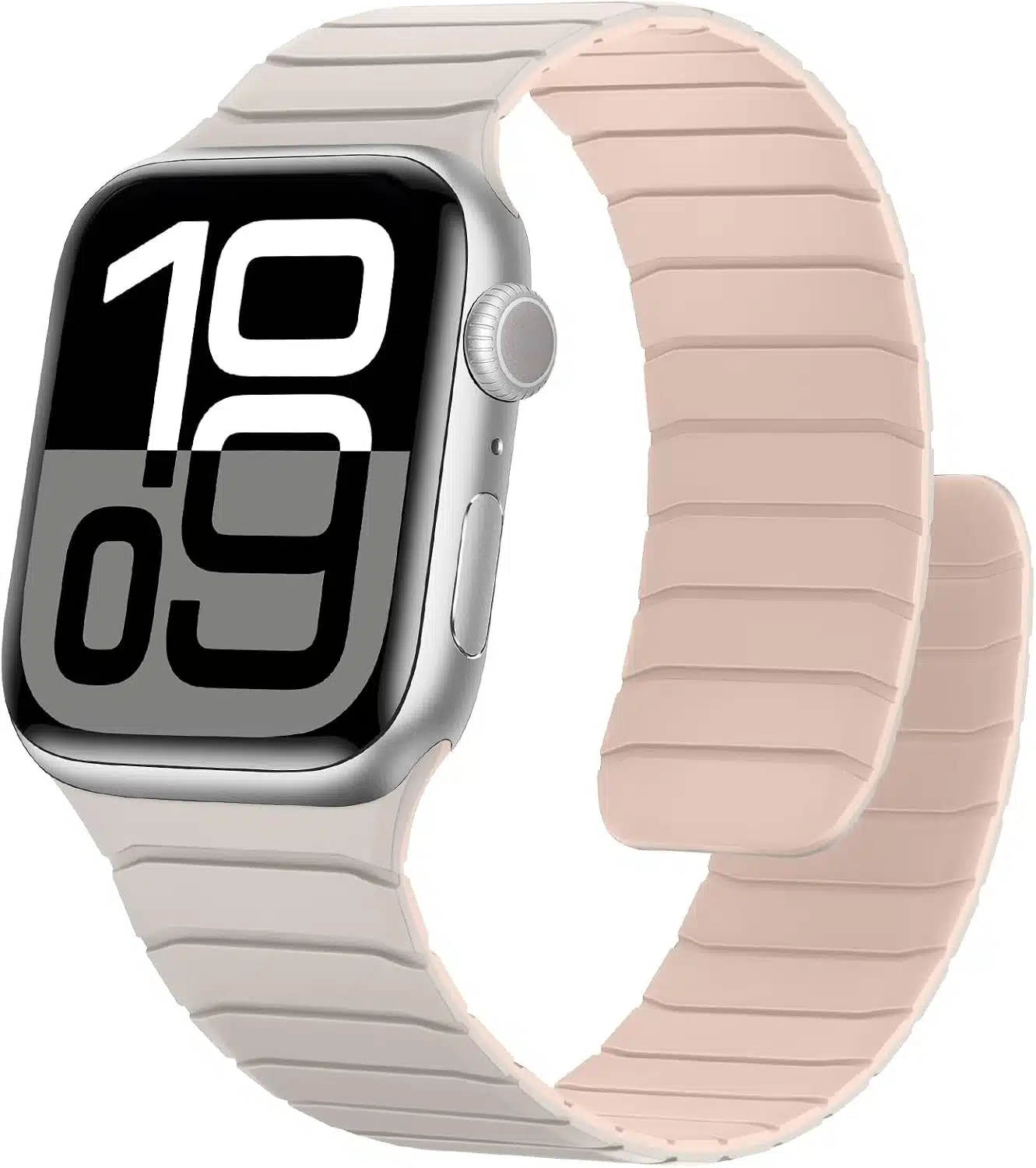 61v708d5ZqL._AC_SL1500 Magnetni Silikonski Pašček za Apple Watch 38, 40, 41 in 42 mm - slika 1