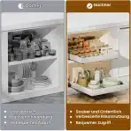 2x Housolution Izvlečni Organizator za Omarico 30–50 × 40–55 cm - slika 3