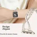 Sixmoat Kovinski Pašček za Apple Watch 38, 40, 41 in 42 mm - slika 2