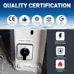 Heschen SZW26-125/D303.3 Rotacijsko Stikalo 125 A 660 V - slika 2