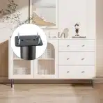 4x SHUESS Nastavljive Kovinske Noge za Pohištvo 25–42 cm - slika 4