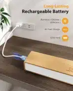DetarZinLED Brezžična LED Stenska Svetilka 22 cm - slika 4