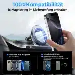 Moeila Magnetni Nosilec za Telefon z Vakuumskim Pritrdilnim Sistemom - slika 3