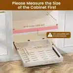 2x Housolution Izvlečni Organizator za Omarico 30–50 × 40–55 cm - slika 4