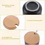 2x SHUESS Keramična Posodica za Začimbe 250 ml - slika 4