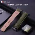 Wristitani Usnjen Pašček za Apple Watch 38–49 mm - slika 3