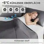 HOMFINE Hladilna Poletna Odeja 150 × 230 cm - slika 2
