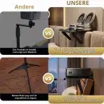 AiFeelife Kovinsko Stojalo za Projektor za Posteljo ali Kavč - slika 4