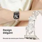 Sixmoat Kovinski Pašček za Apple Watch 38, 40, 41 in 42 mm - slika 2