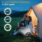 GOBRILLFUN Prenosni Ventilator s Sponko 12000 mAh - slika 4