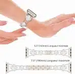 Sixmoat Kovinski Pašček za Apple Watch 38, 40, 41 in 42 mm - slika 4