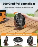 SWEETFULL Mini USB Namizni Ventilator s 3 Hitrostmi - slika 4
