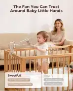 SWEETFULL Prenosni Ventilator za Voziček - slika 2