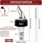 6x Coco Berming Dozirni Nastavki za Steklenice 40 ml - slika 2
